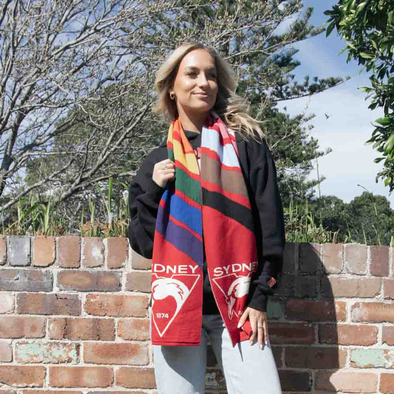 Sydney Swans Progress Pride Wool Scarf