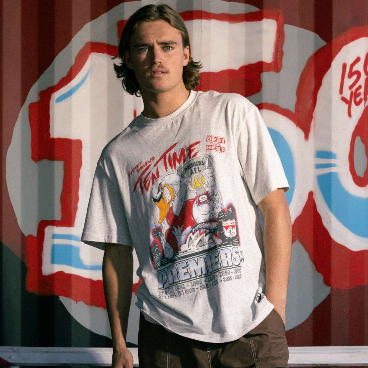 Sydney Swans Mitchell & Ness Adults Best Of The Best Tee