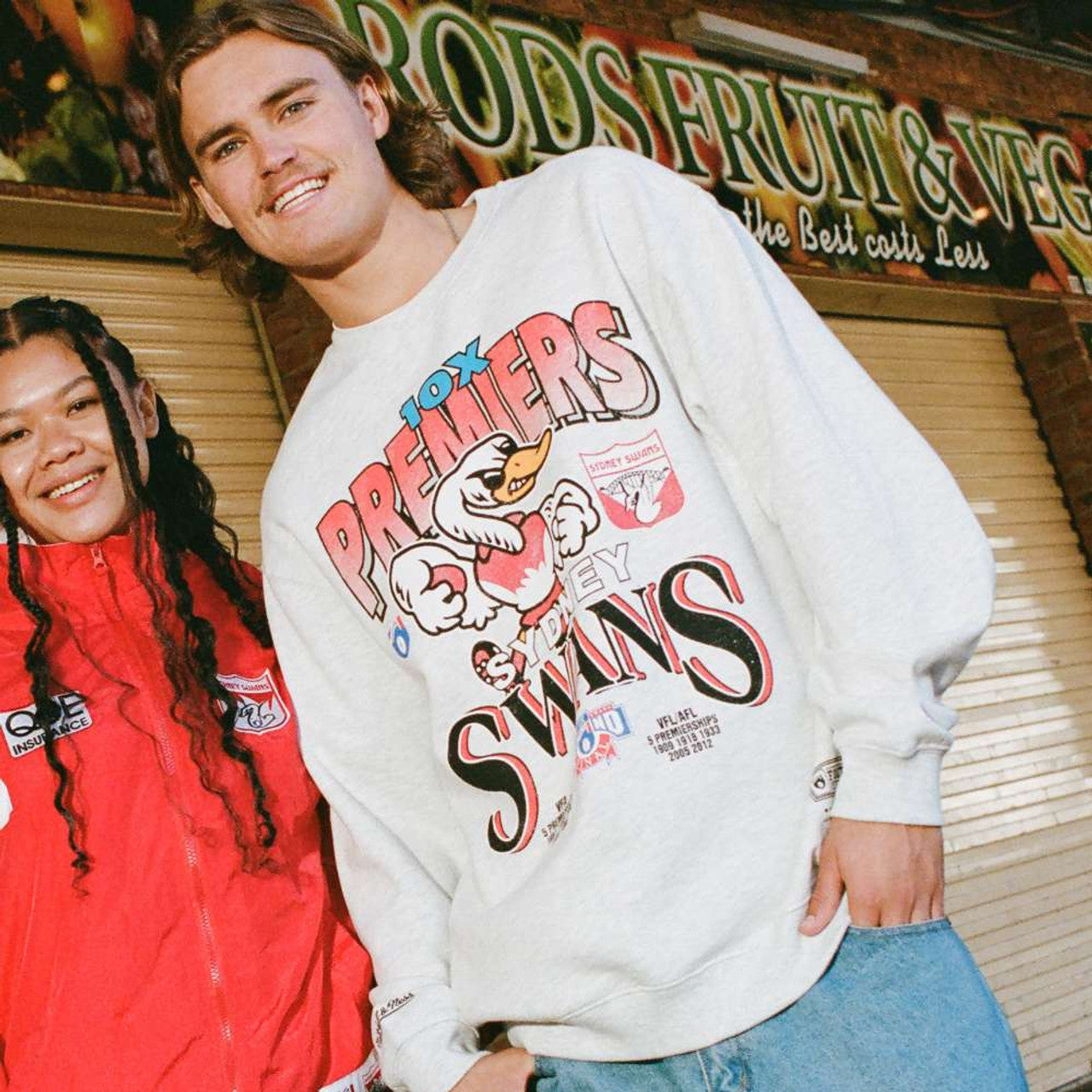 Sydney Swans Mitchell & Ness Adults 10x Premiers Crew