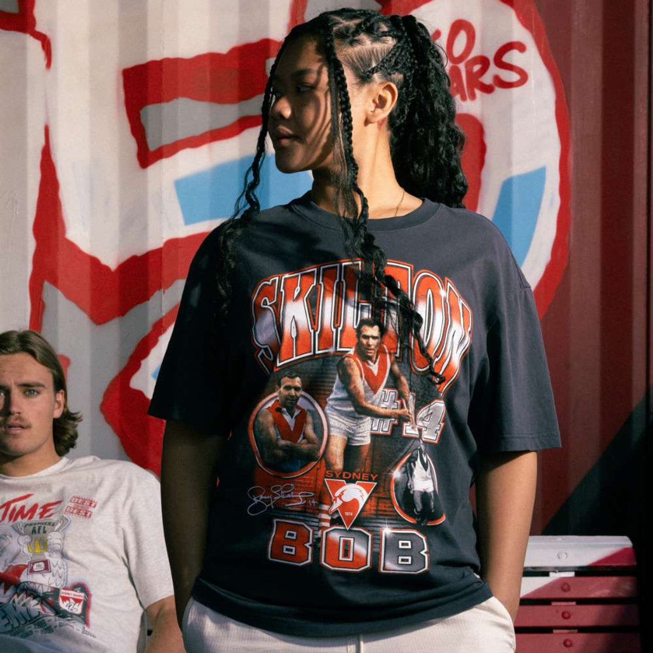 Sydney Swans Mitchell & Ness 150 Bob Skilton Tee