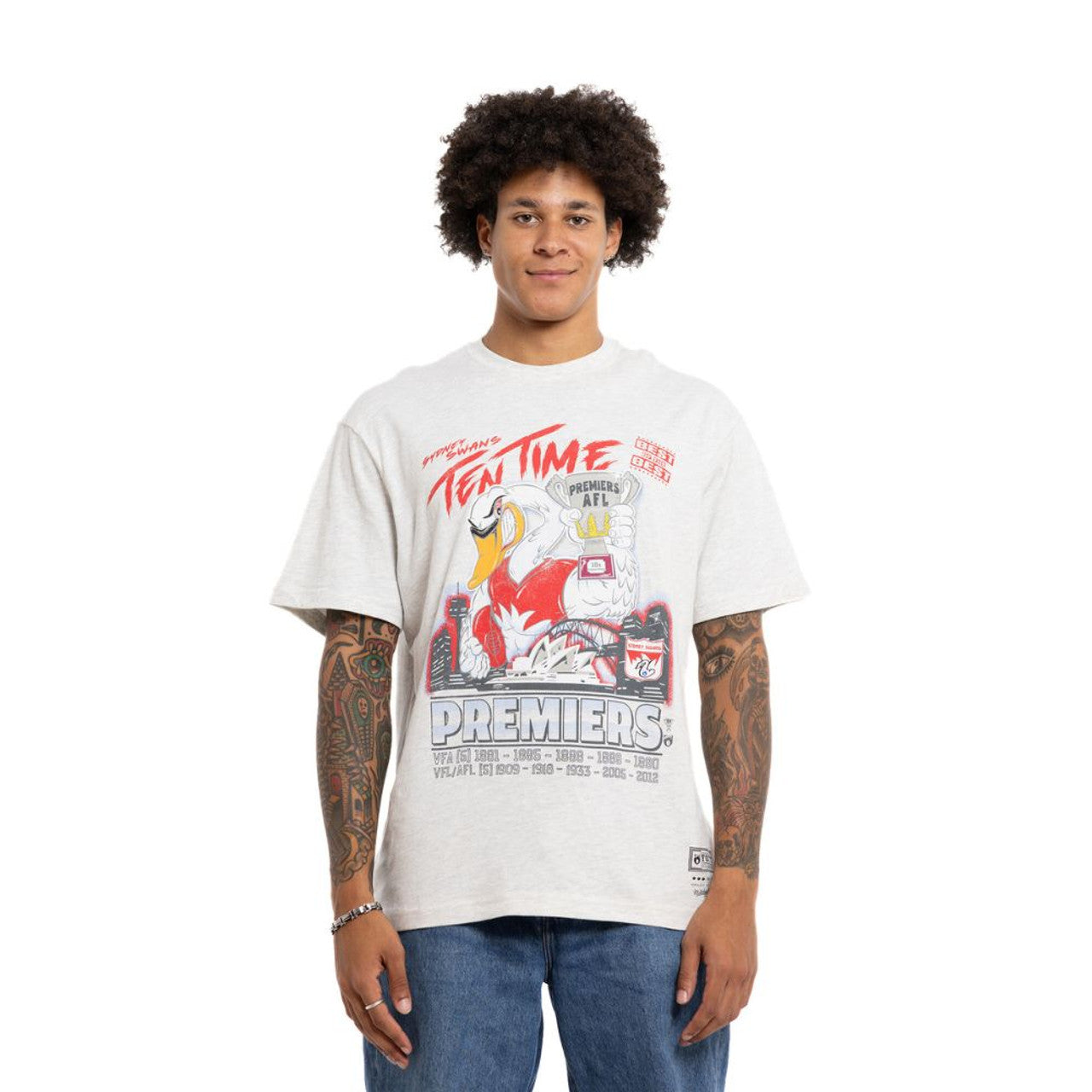 Sydney Swans Mitchell & Ness Adults Best Of The Best Tee