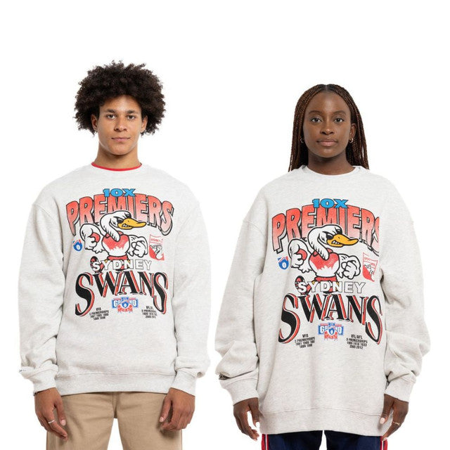 Sydney Swans Mitchell & Ness Adults 10x Premiers Crew
