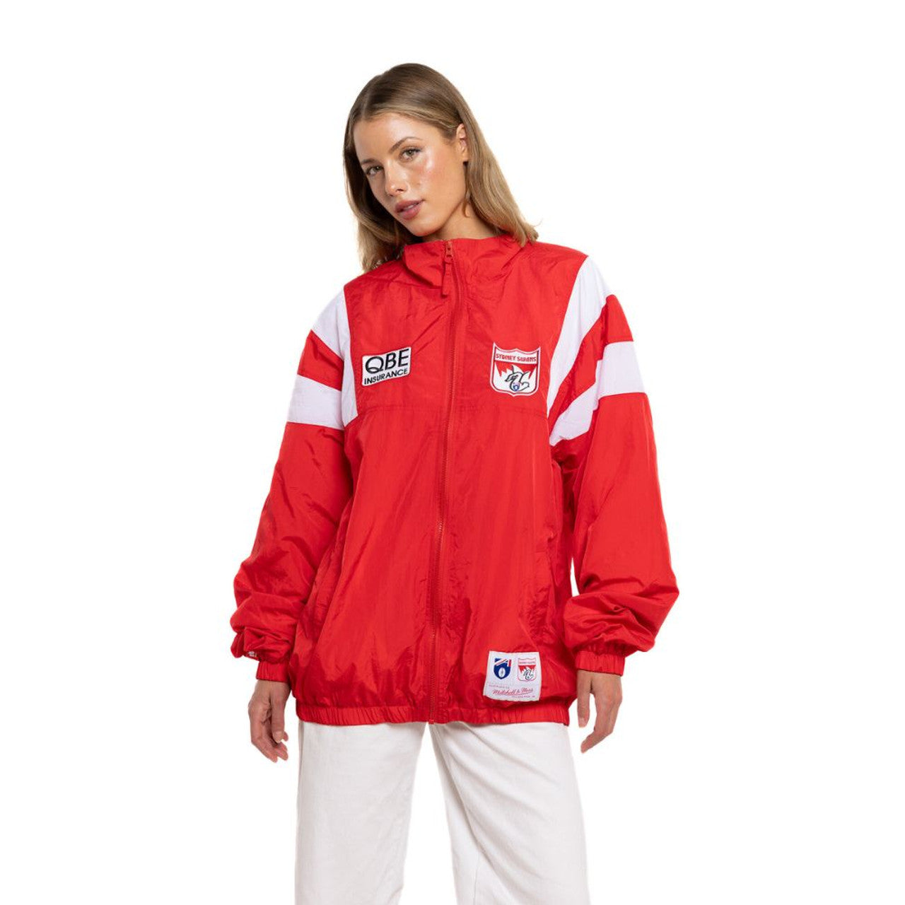 Sydney Swans Adults Zip Thru Spray Jacket