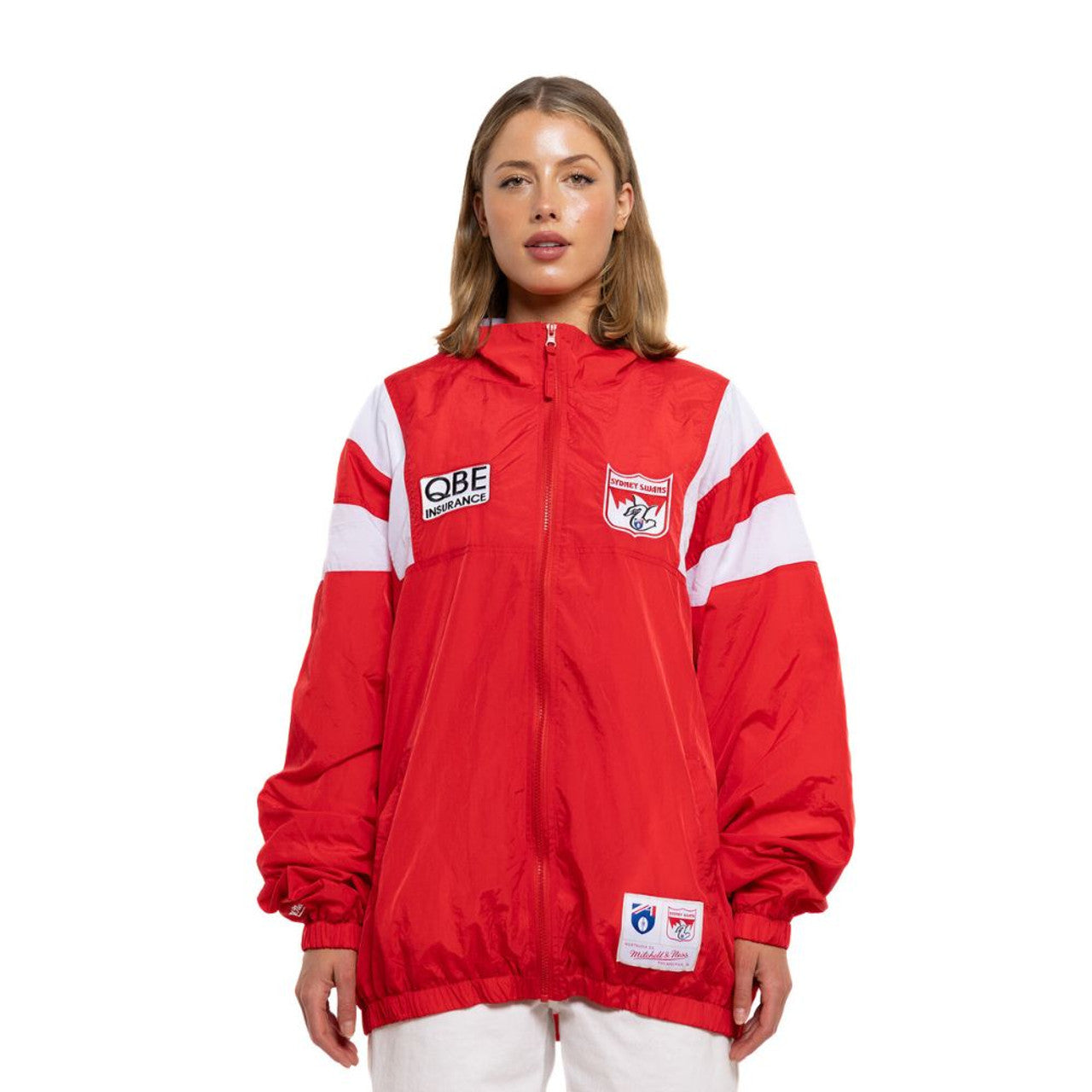 Sydney Swans Adults Zip Thru Spray Jacket