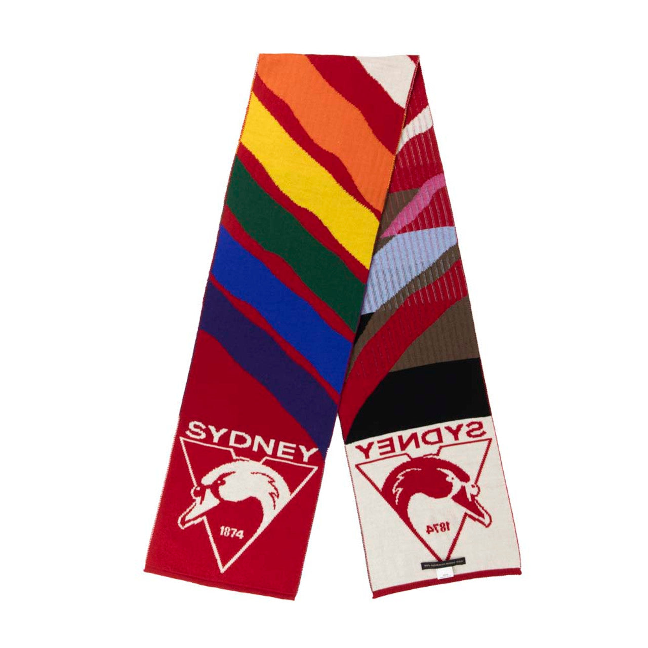 Sydney Swans Progress Pride Wool Scarf