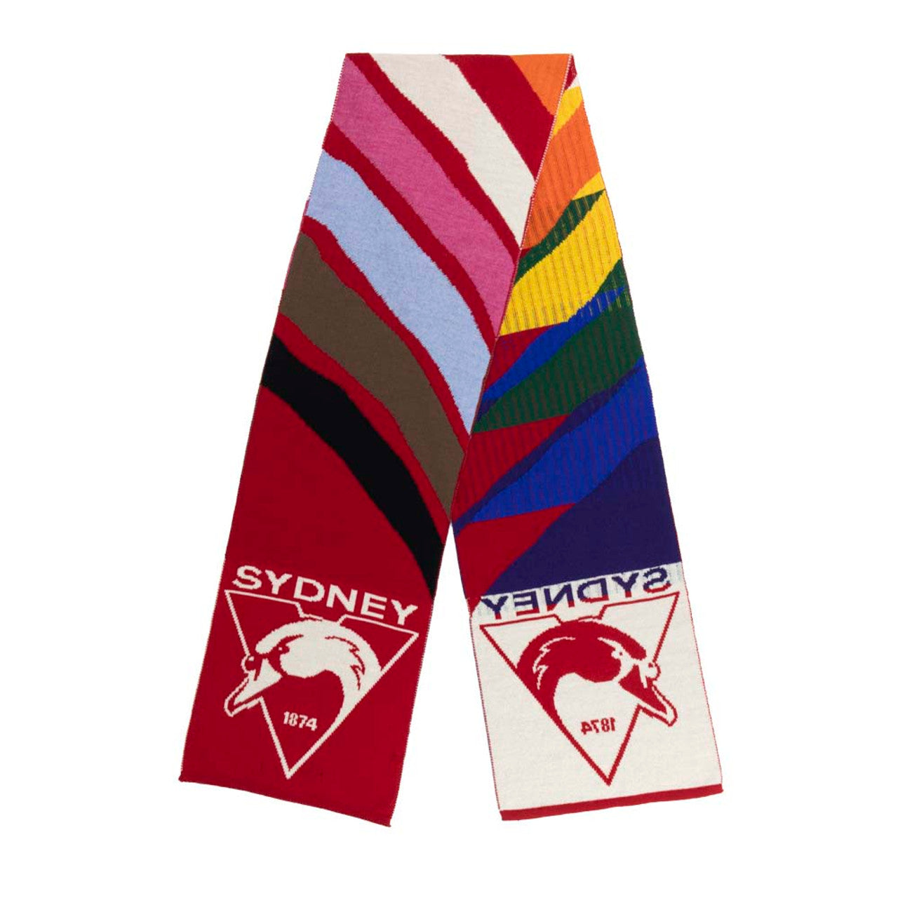 Sydney Swans Progress Pride Wool Scarf