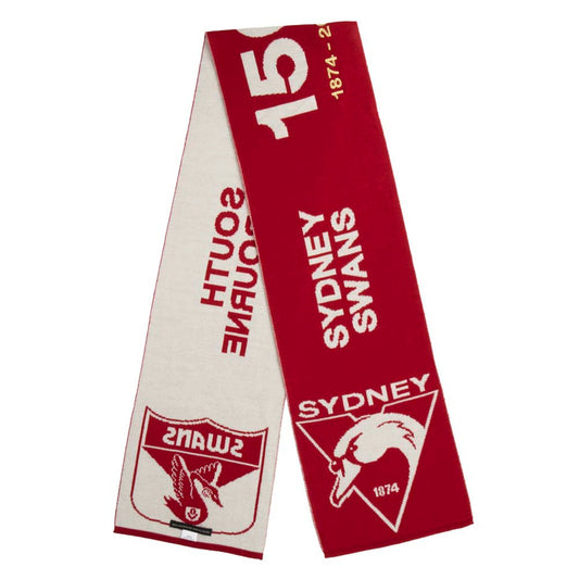 Sydney Swans 150th Anniversary Wool Scarf